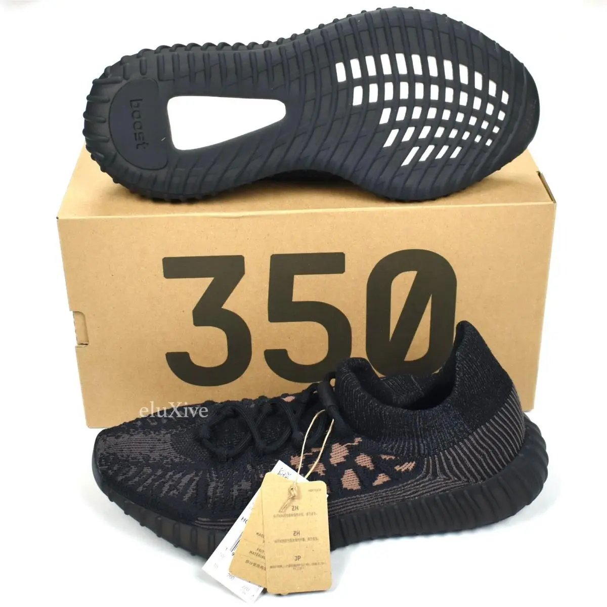 2022 Adidas Kanye West Yeezy 350 V2 Cmpct Sneakers Slate Carbon sz 10