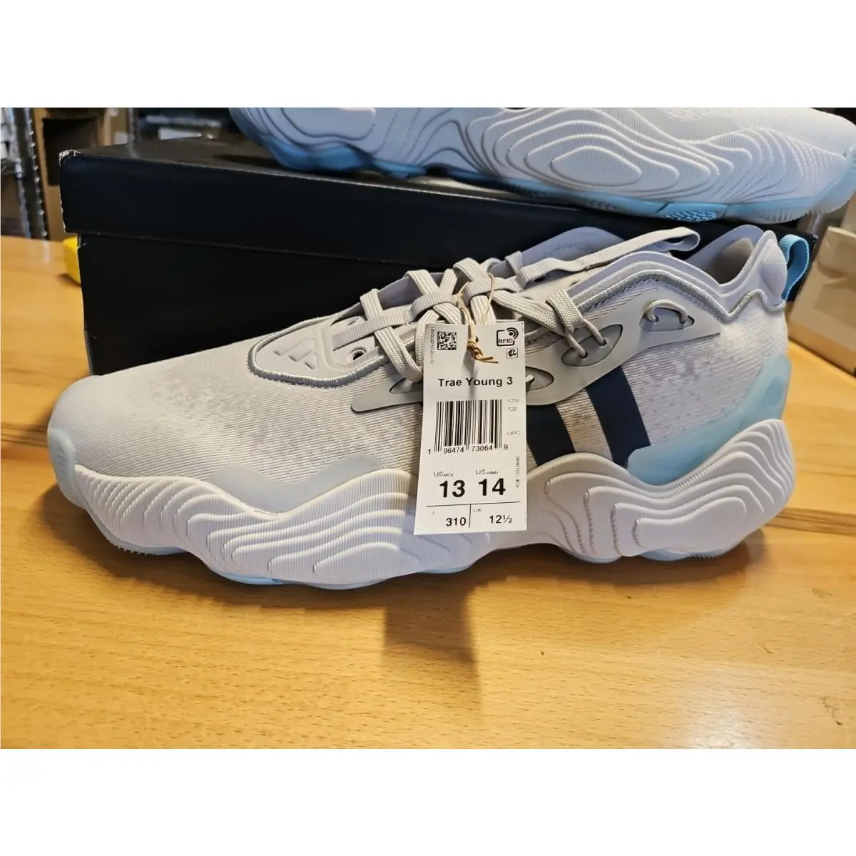Adidas shoes - adidas Trae Young 3 - Trae Young - IE2708 - Gray, Manufacturer: Grey Two/Preloved Ink/Grey One 0