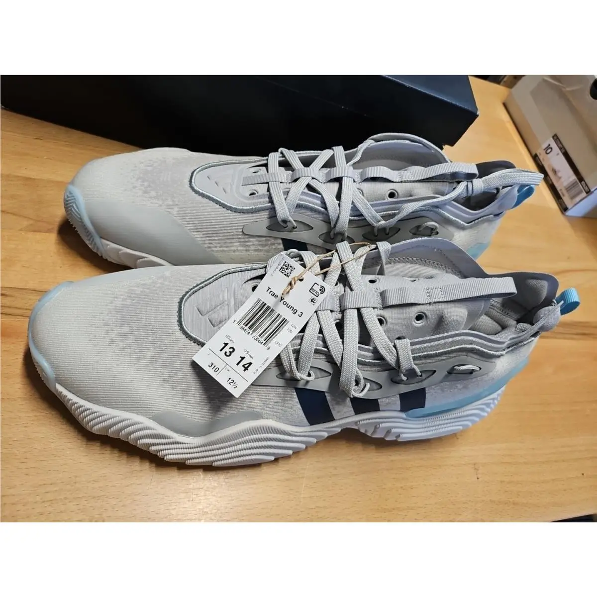 Adidas shoes - adidas Trae Young 3 - Trae Young - IE2708 - Gray, Manufacturer: Grey Two/Preloved Ink/Grey One 7