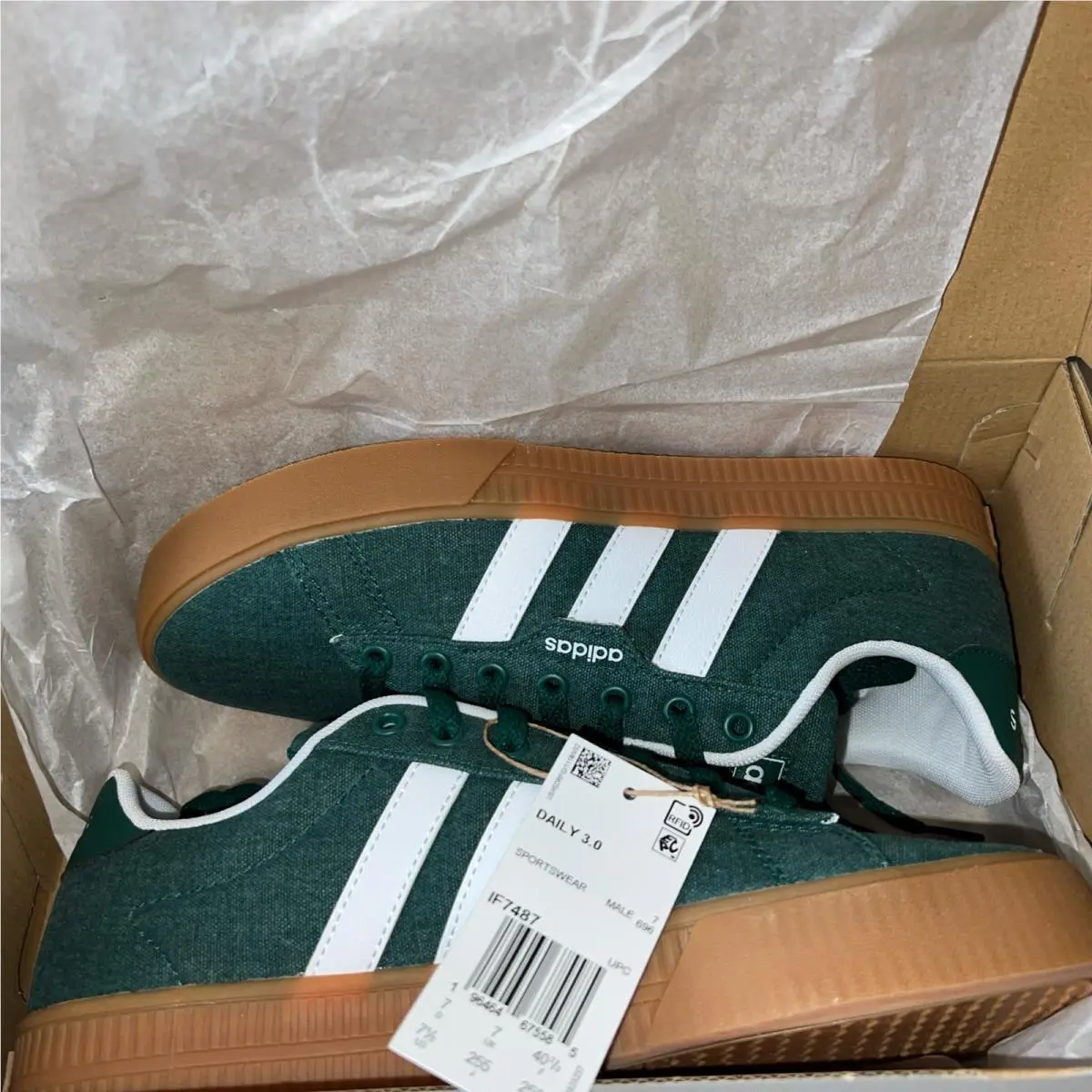 Adidas shoes - adidas Daily 3.0 - Daily - IF7487 - Green (UPC: 0196464675585) 0