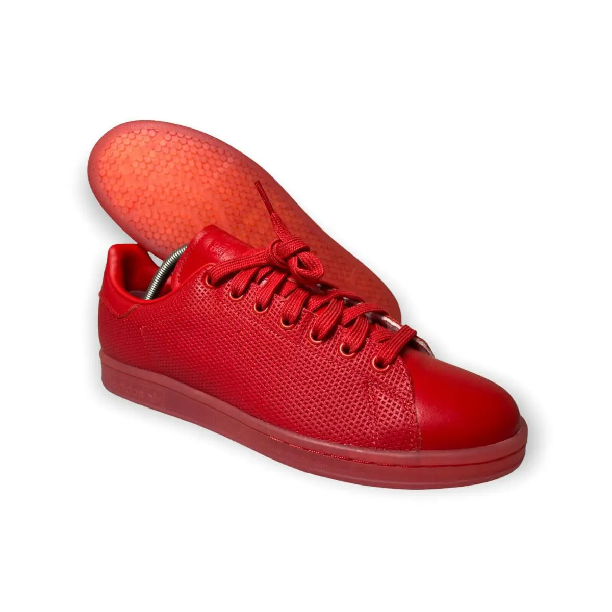 Adidas Stan Smith Adicolor Shoes Men`s Size 9 Red Sneakers Originals S80248