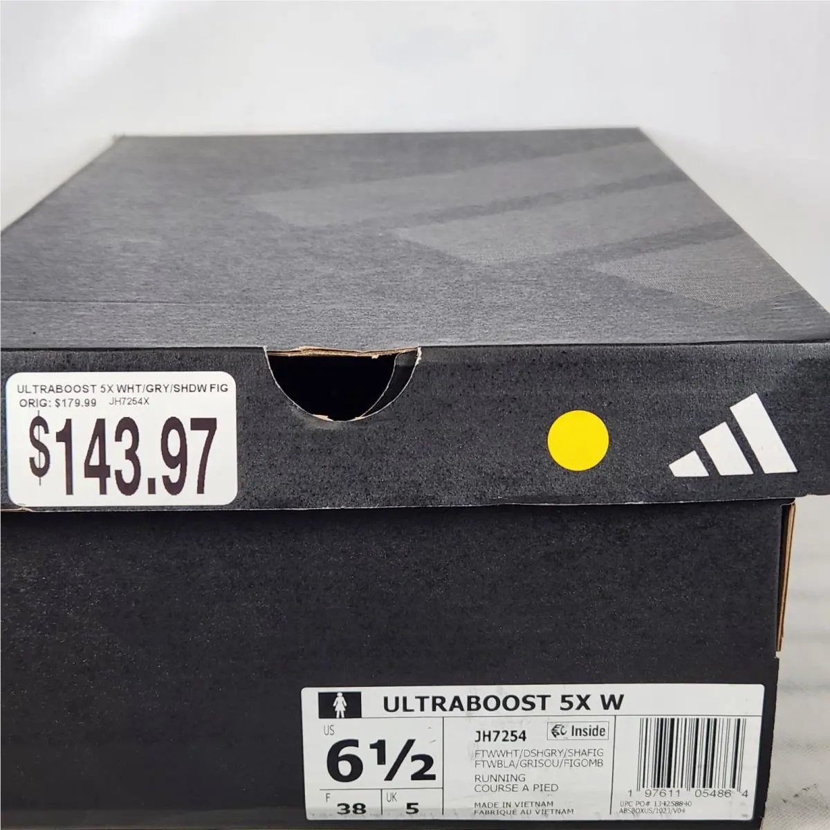 Adidas shoes - adidas Ultraboost 5X - Ultraboost - JH7254 - Cloud White/Dash Grey/Shadow Fig 7