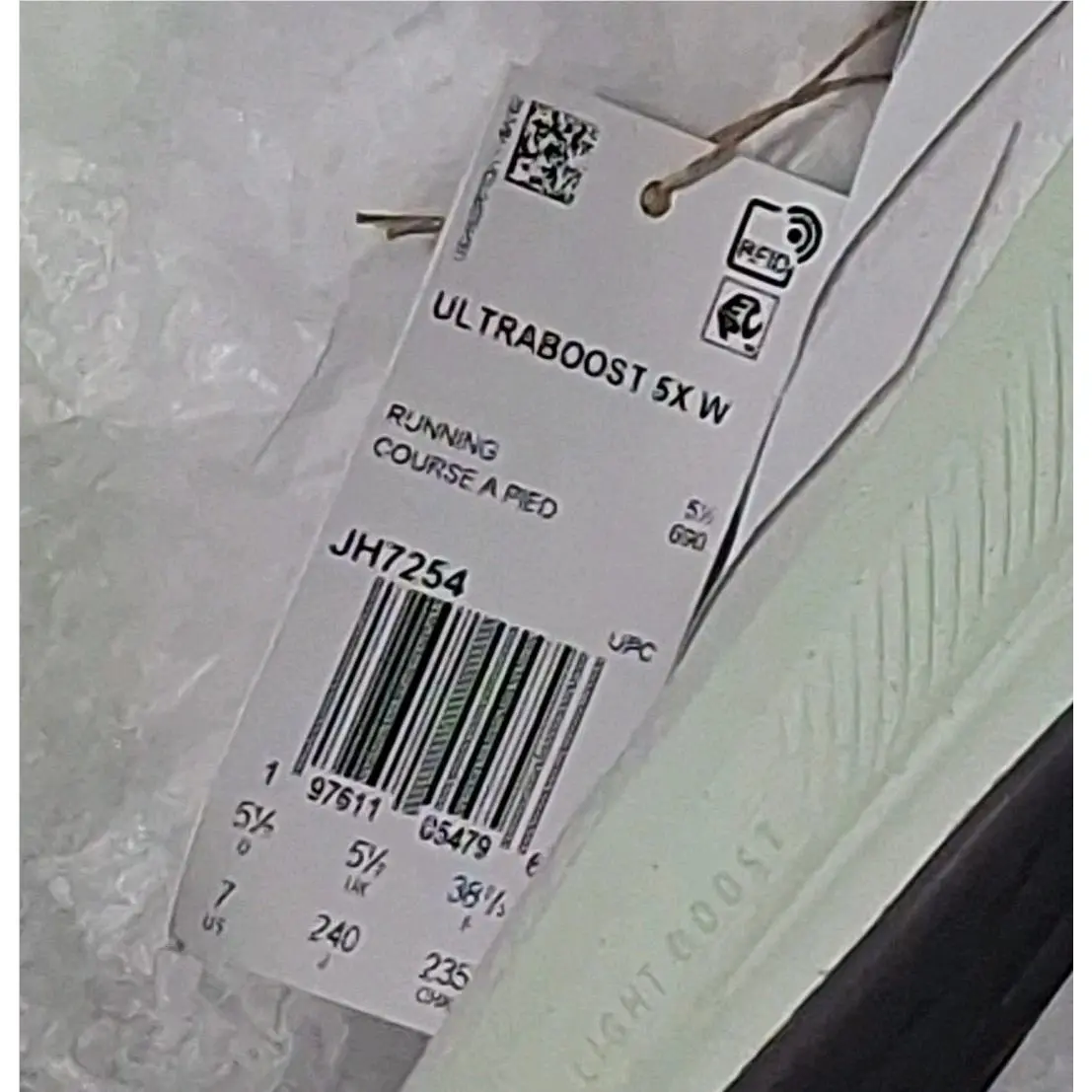 Adidas shoes - adidas UltraBoost X - UltraBoost - JH7254 - White 13
