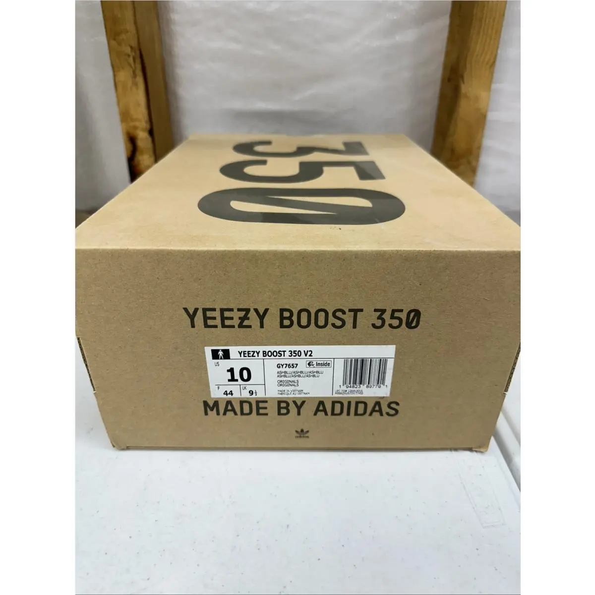 Adidas Yeezy Boost 350 V2 Ash Blue GY7657 Men Sneaker Running Shoes