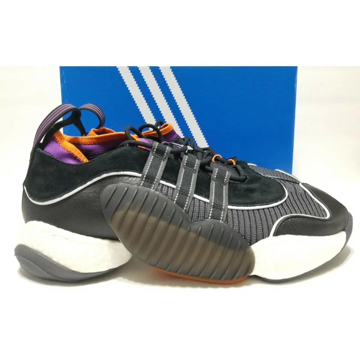 Adidas shoes - adidas Crazy BYW - Crazy BYW - BD7910 - Multicolor, Manufacturer: Core Black/Active Purple/Cloud White (UPC: 191037143799) 2