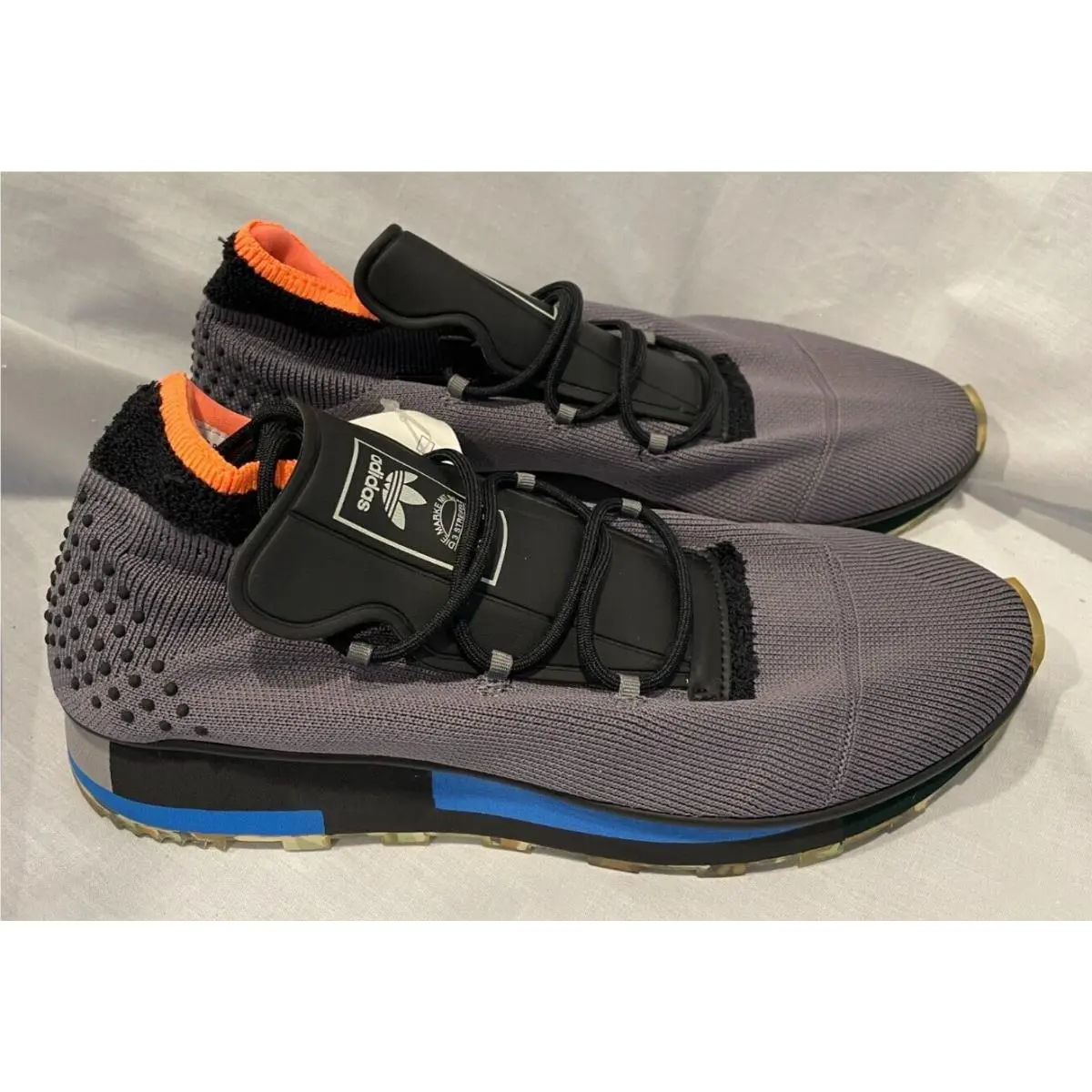 Adidas x Alexander Wang AW Run Mid Shoes Mens 10.5 Grey Black w/ Gym Bag AC6844