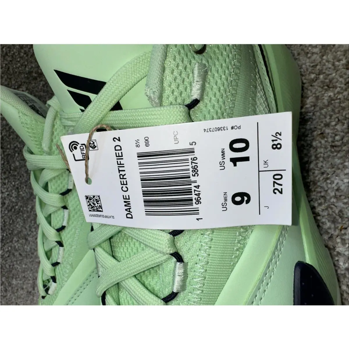 Adidas shoes - adidas Dame Certified - Dame Certified - IE7790 - Green 3