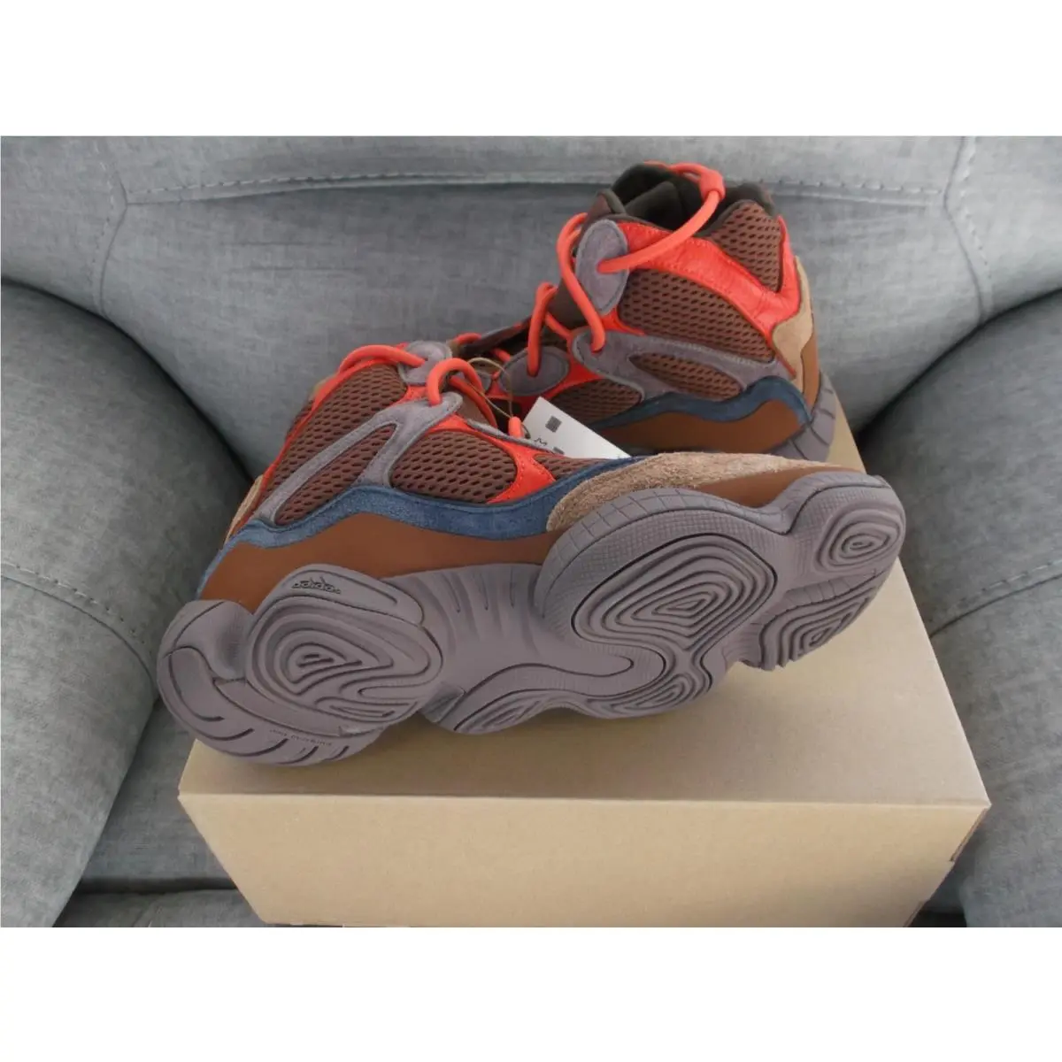 Adidas Yeezy 500 High `sumac` Men`s Size 9 GW2874