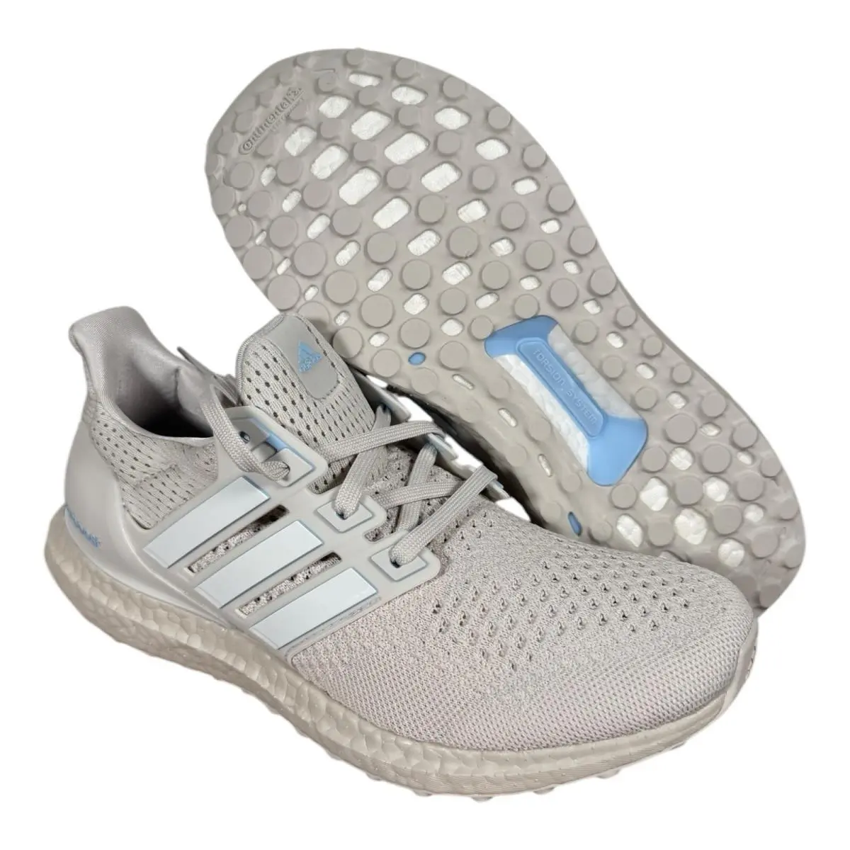 Adidas Ultra Boost 1.0 Grey Glow Blue Running Shoes JH9211 Women`s Size 8