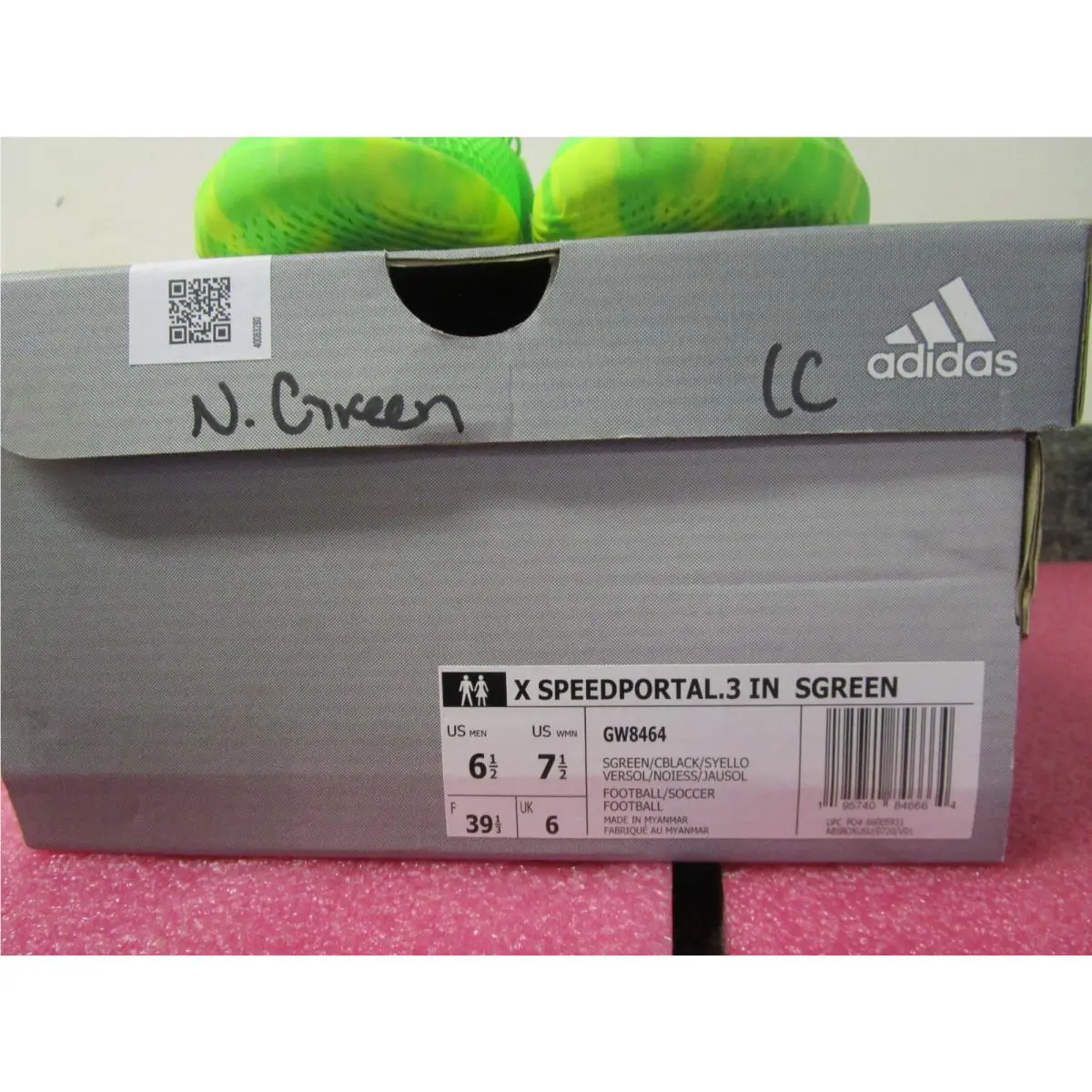 Adidas shoes - adidas X Speedportal.3 - GW8464 - Green (UPC: 0195740846664) 8