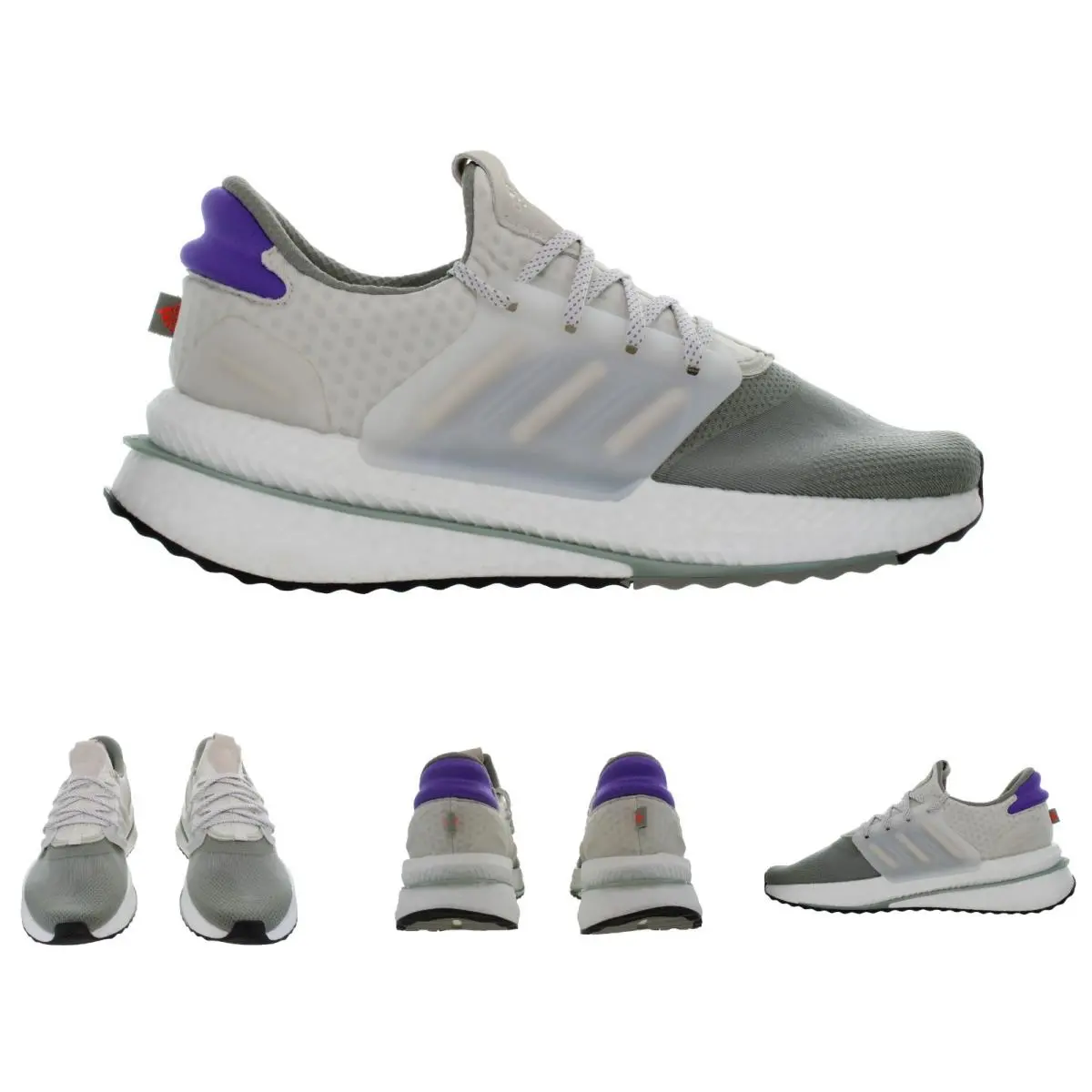 Adidas shoes - adidas X_PLRBOOST - HP3129 - Silver Pebble, Aluminium, Purple Rush 1