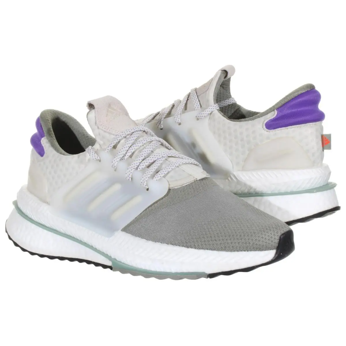 Adidas shoes - adidas X_PLRBOOST - HP3129 - Silver Pebble, Aluminium, Purple Rush (UPC: 196463793280) 5