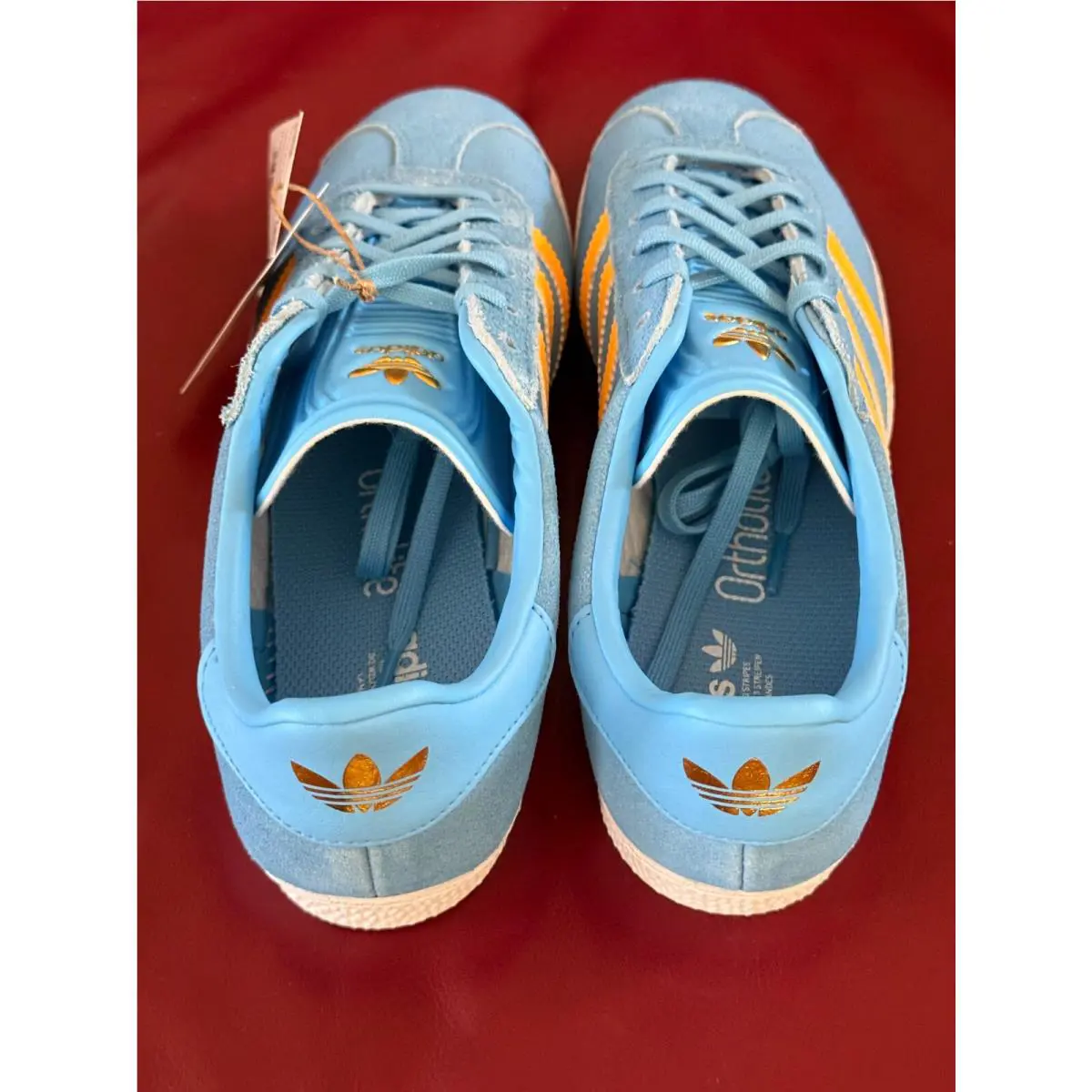 Adidas shoes - adidas Gazelle J - Gazelle - IH4991 - Semi Blue Burst/Spark/White (UPC: 196478806906) 4