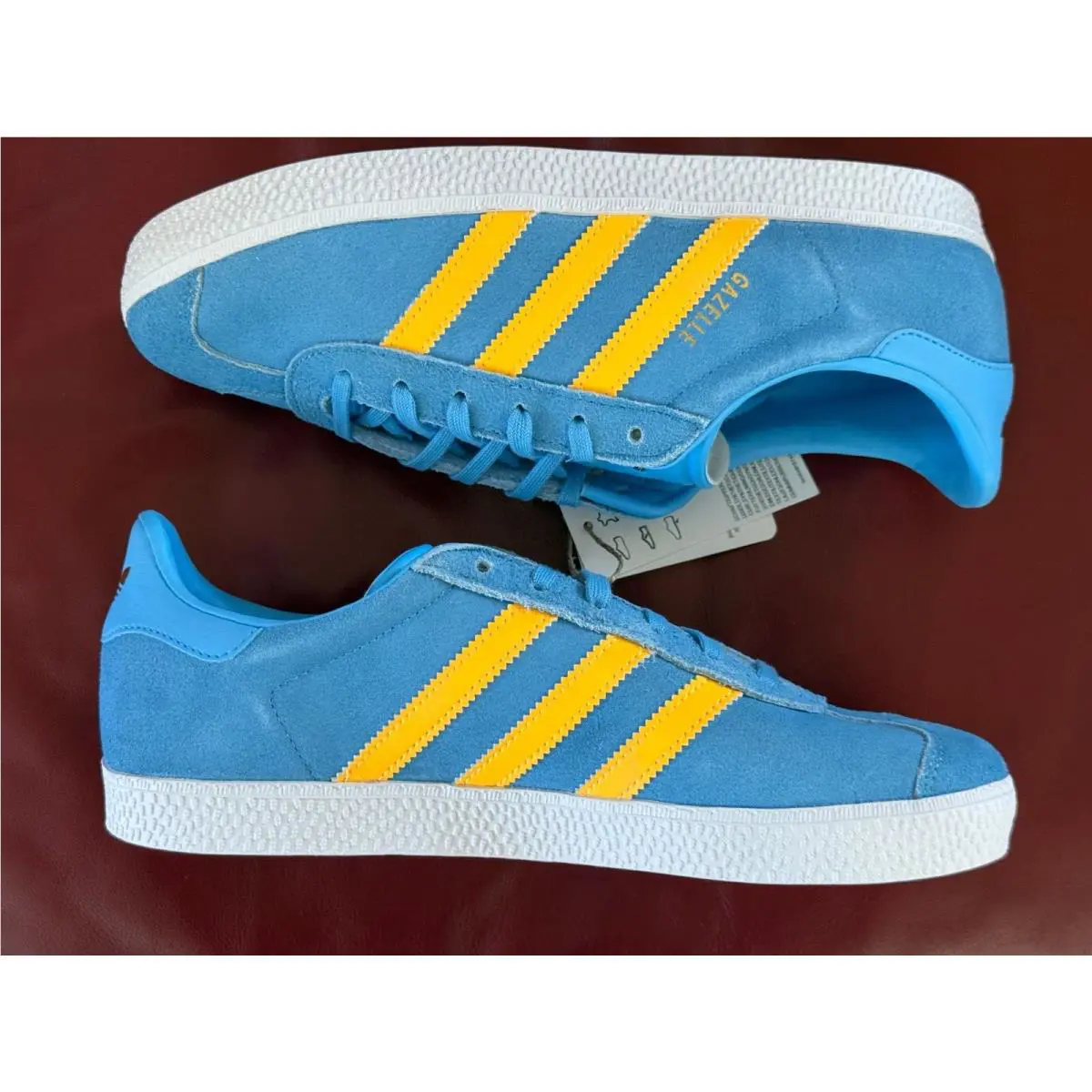 Adidas shoes - adidas Gazelle J - Gazelle - IH4991 - Semi Blue Burst/Spark/White (UPC: 196478806906) 6