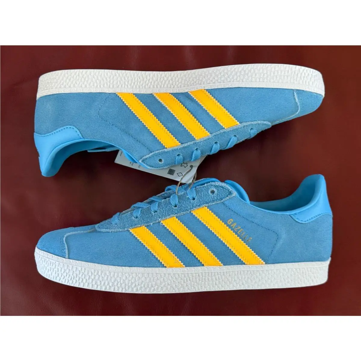 Adidas shoes - adidas Gazelle J - Gazelle - IH4991 - Semi Blue Burst/Spark/White (UPC: 196478806906) 7