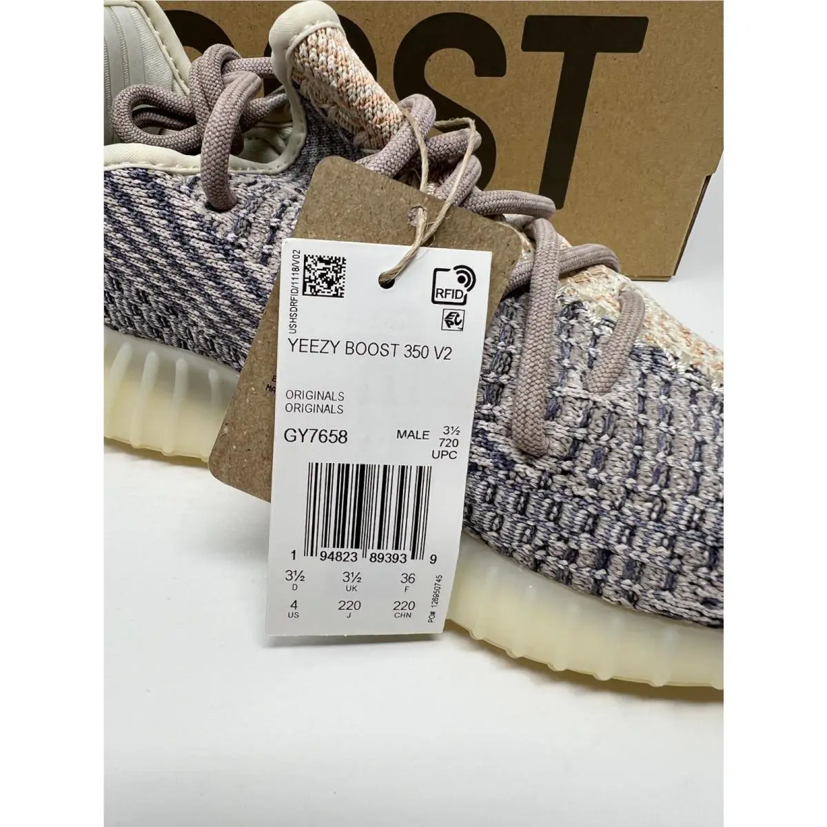 Adidas shoes - adidas Yeezy Boost 350 V2 - GY7658 - Pink (UPC: 0194823893939) 6