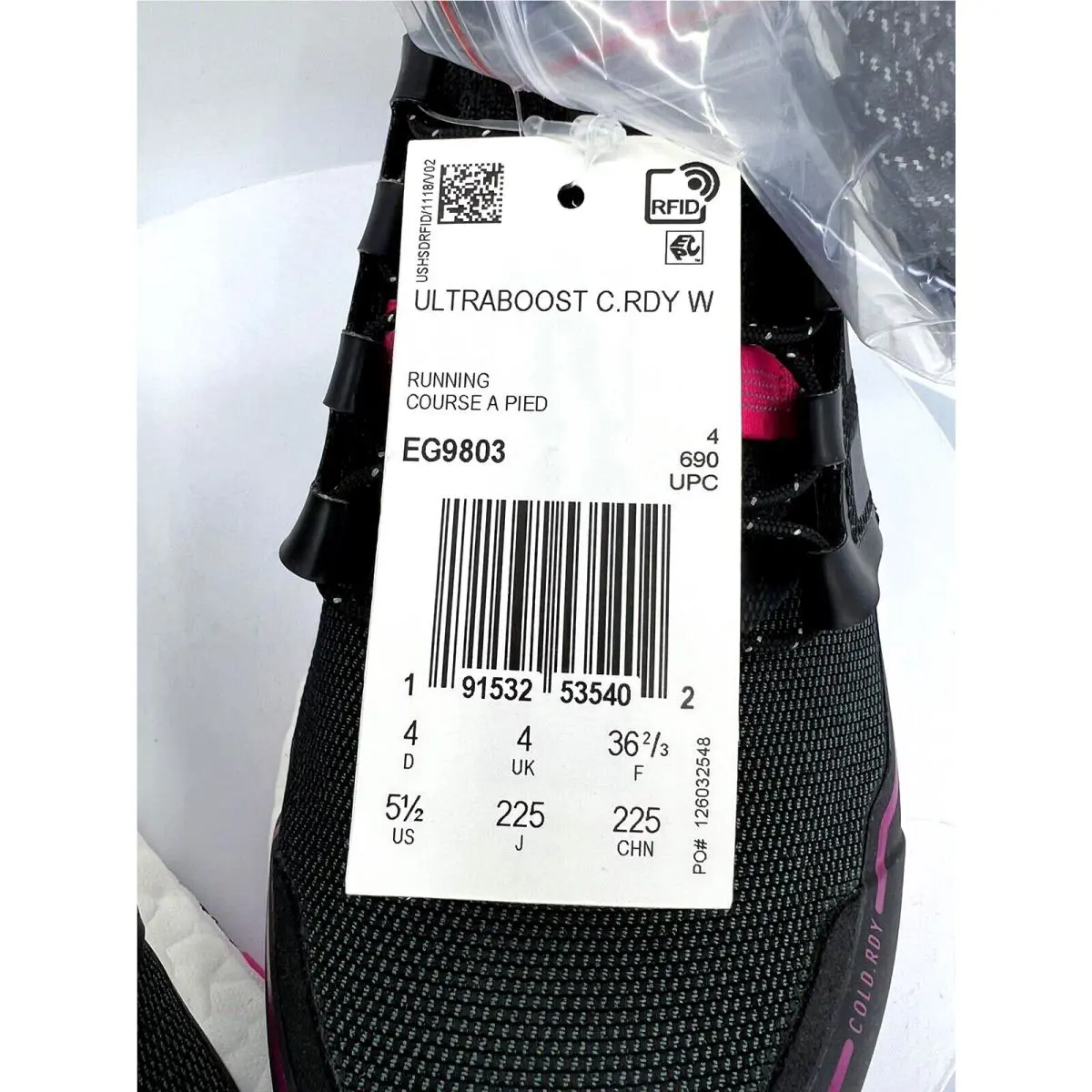 Adidas shoes - Adidas UltraBoost C.RDY - UltraBoost - EG9803 - Black 8