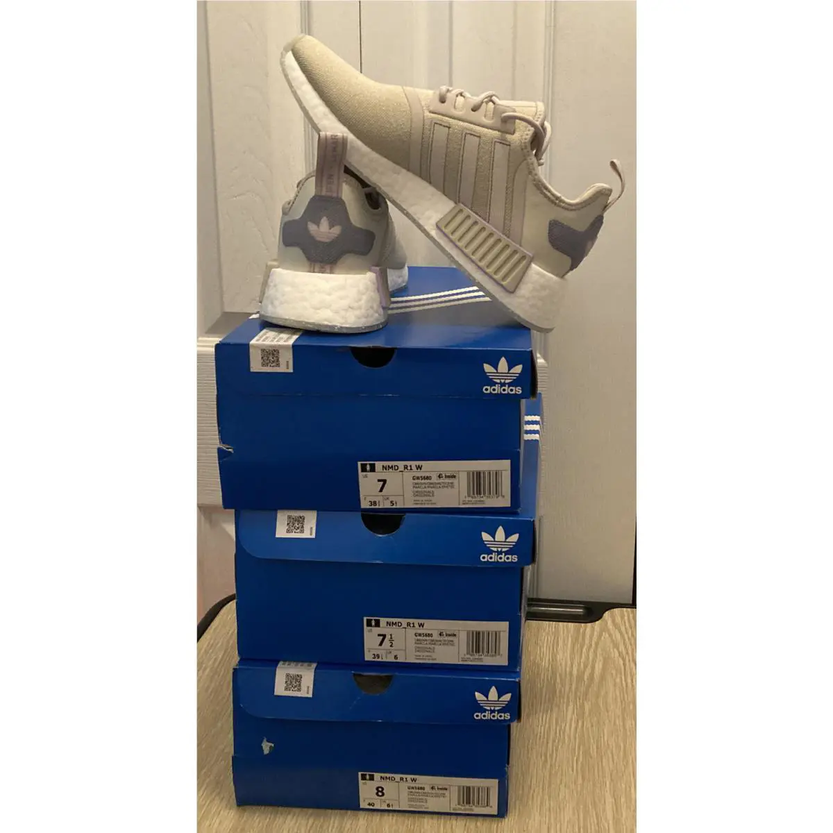 Adidas shoes - adidas NMD R1 - NMD - GW5680 - Bliss / Emerald (UPC: 195734353864) 3