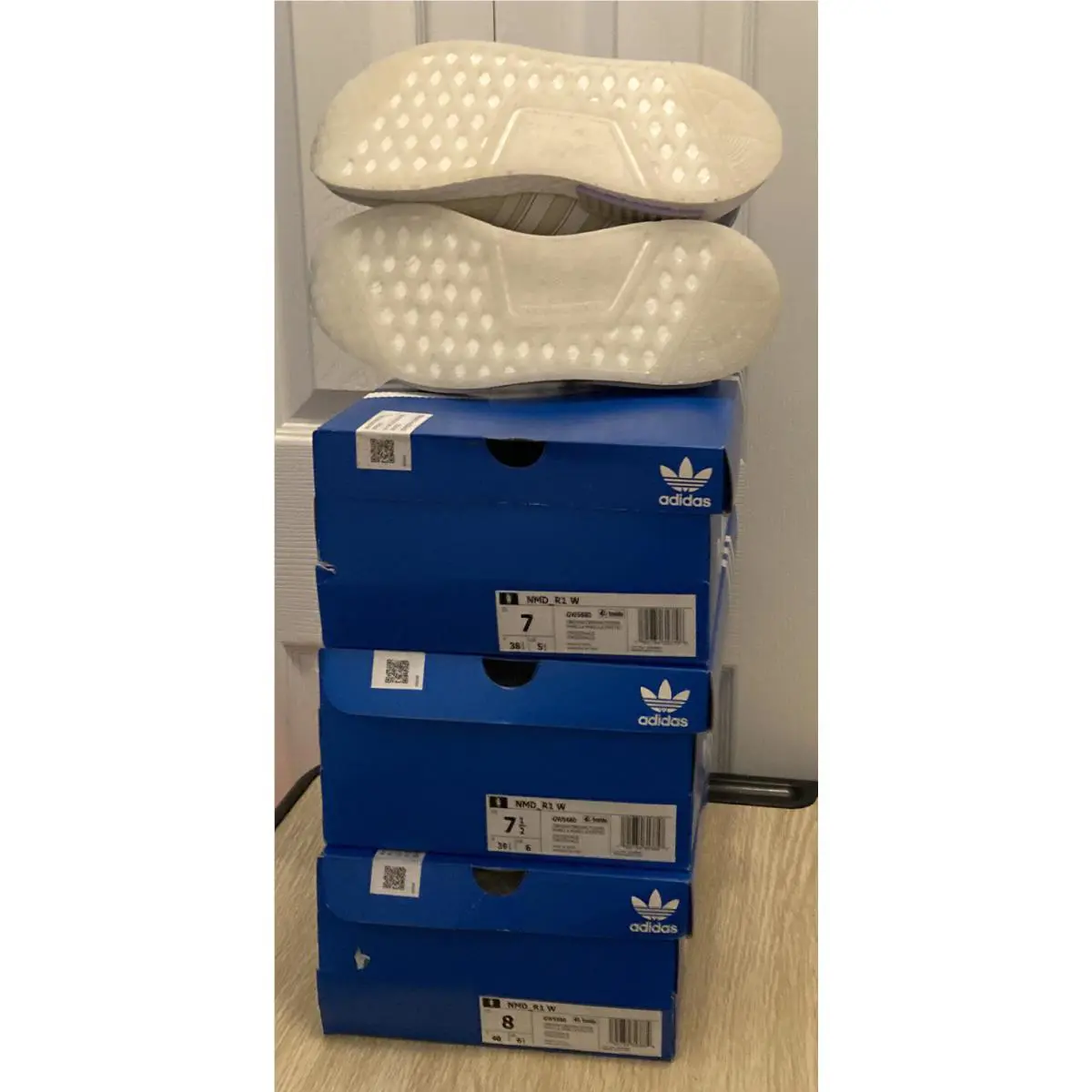 Adidas shoes - adidas NMD R1 - NMD - GW5680 - Bliss / Emerald (UPC: 195734353864) 4