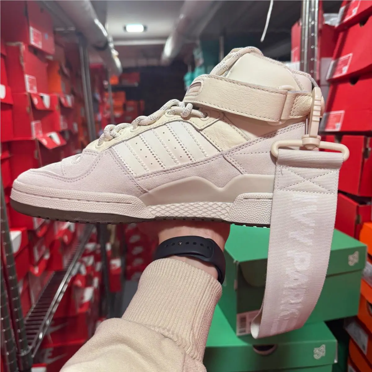 Adidas shoes - adidas Forum Mid - Forum Mid - GW2857 - White, Manufacturer: Alumina, Cream White, Gum (UPC: 195732616749) 4