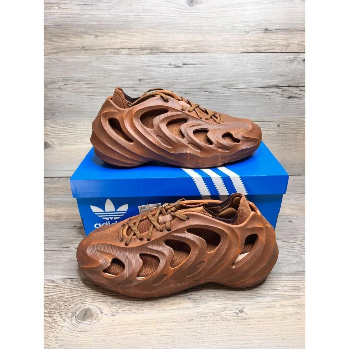 Adidas Adifom Q Cosmic Way Runners Mars Mens Size 9.5 Craft Ochre Brown GY0064