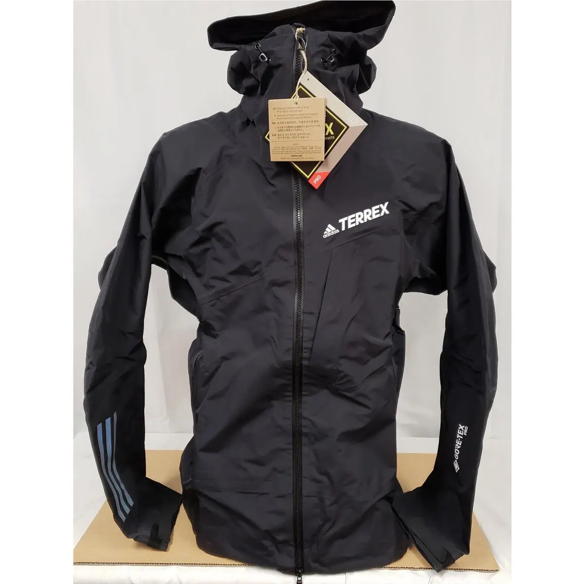 Men`s Adidas Terrex Hooded Gtx Jacket- M