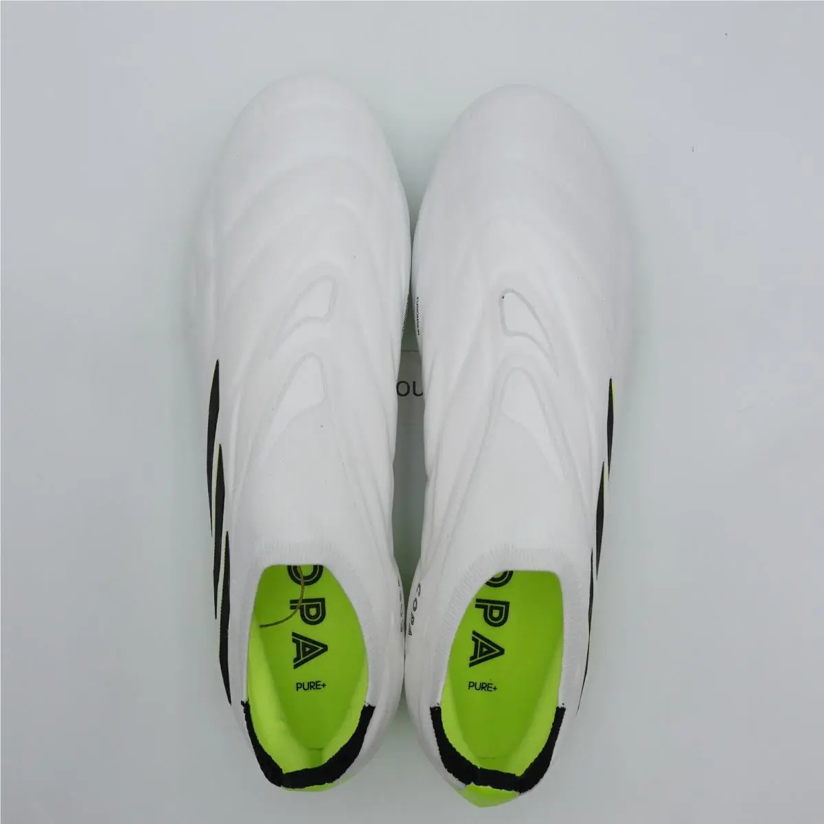Adidas shoes - adidas Copa Pure+ FG - Copa - HQ8955 - White, Manufacturer: Cloud White/Core Black/Lucid Lemon (UPC: 196464870065) 4