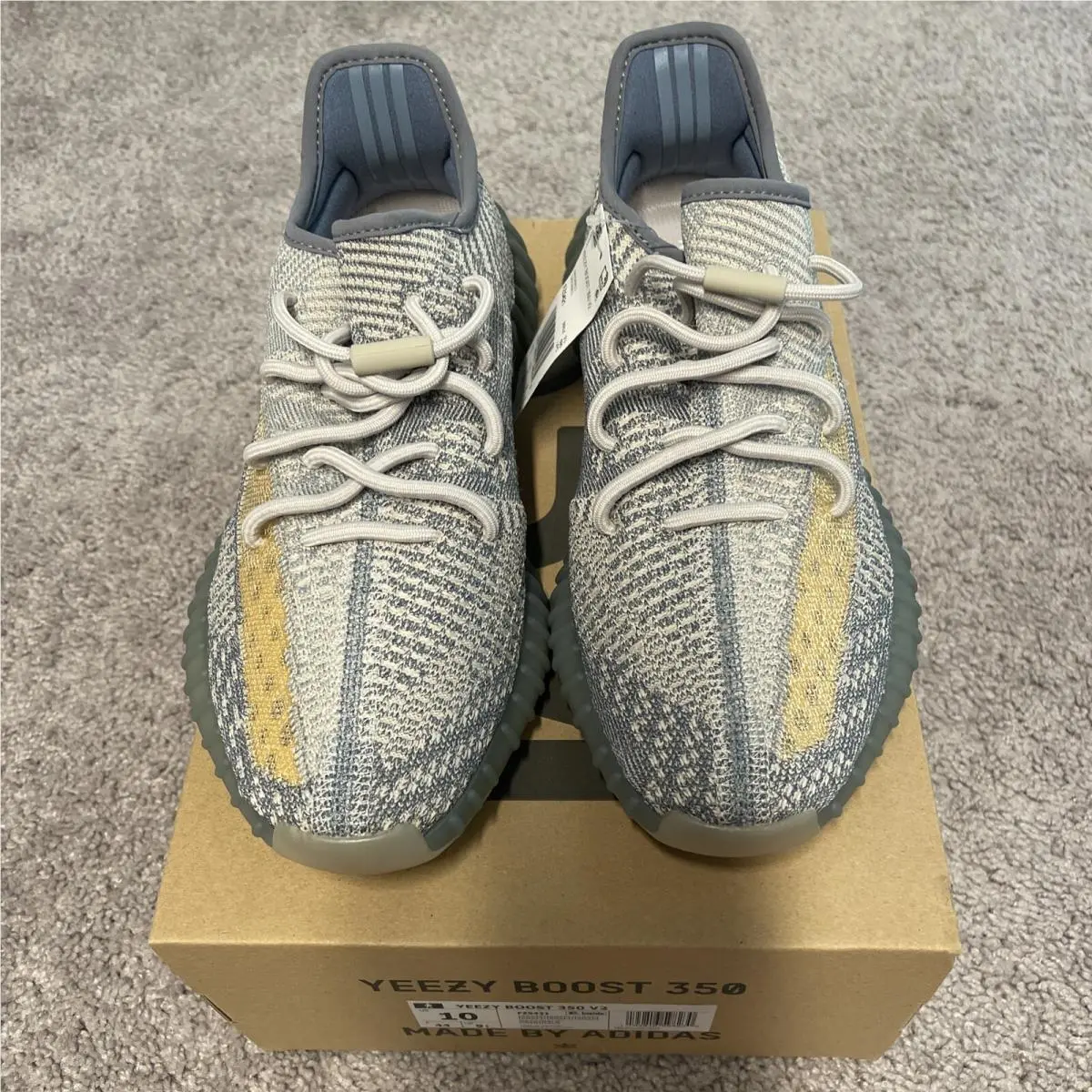 Adidas Yeezy Boost 350 V2 Israfil FZ5421 Men`s Size 10 DS