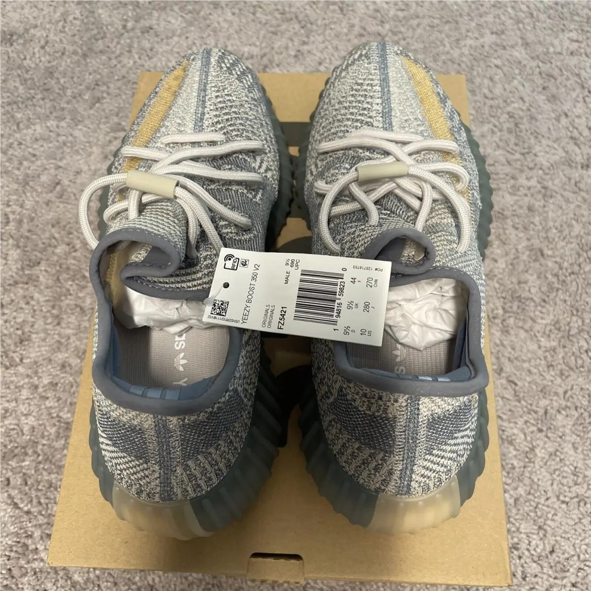 Adidas shoes - adidas Yeezy Boost 350 - Yeezy Boost - FZ5421 - Grey 1
