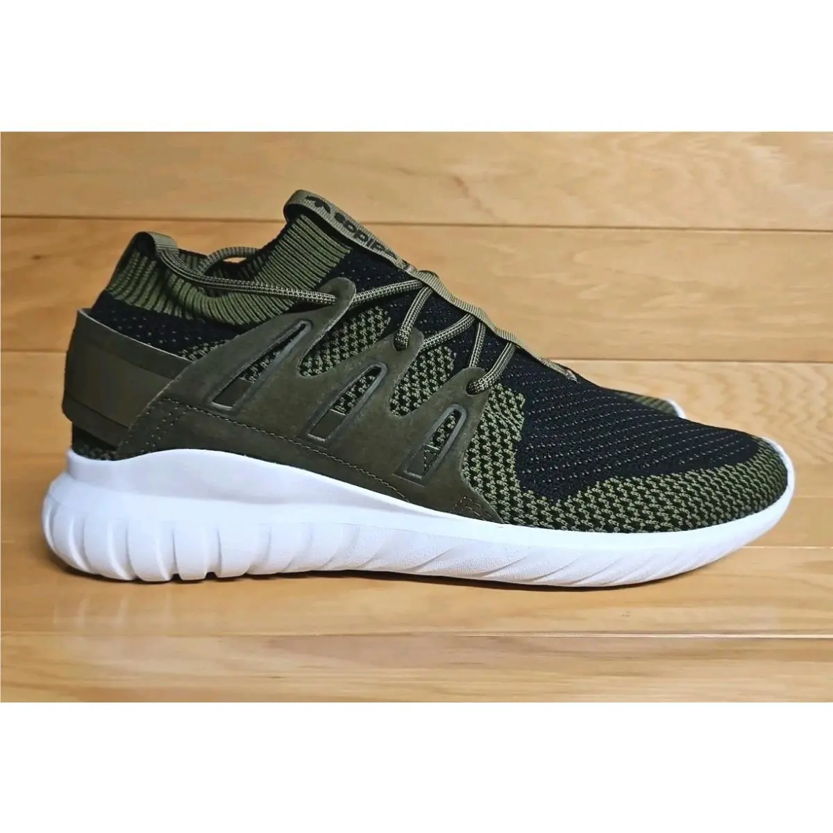Adidas Originals Tubular Nova PK Primeknit Size 10 Olive Cargo Green Shoe S80111