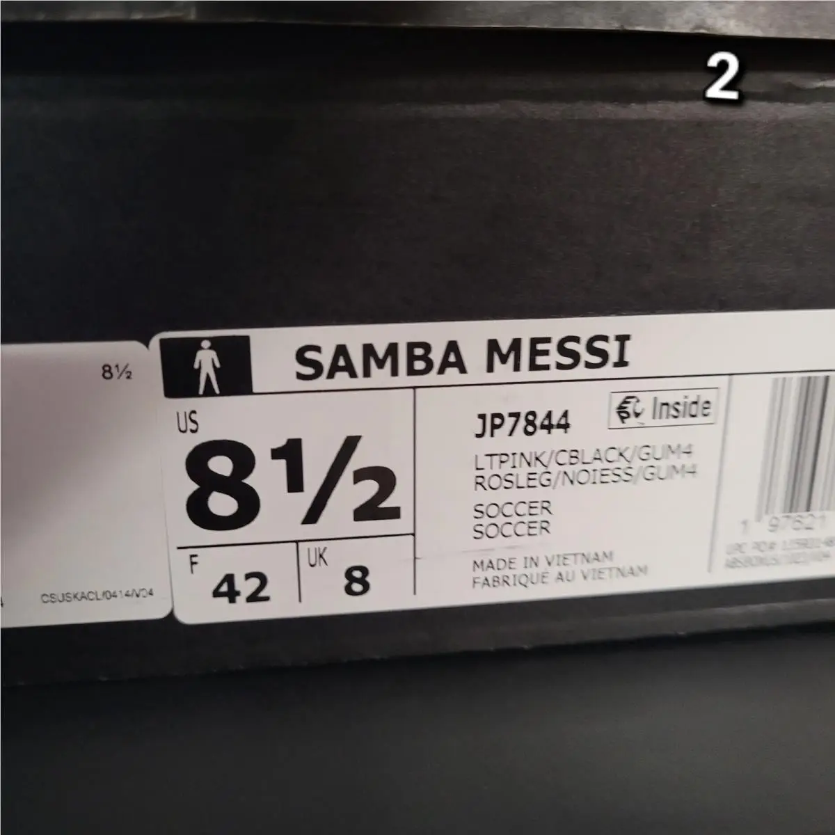 Adidas shoes - Adidas Samba Messi - Samba Messi - JP7844 - Pink 5