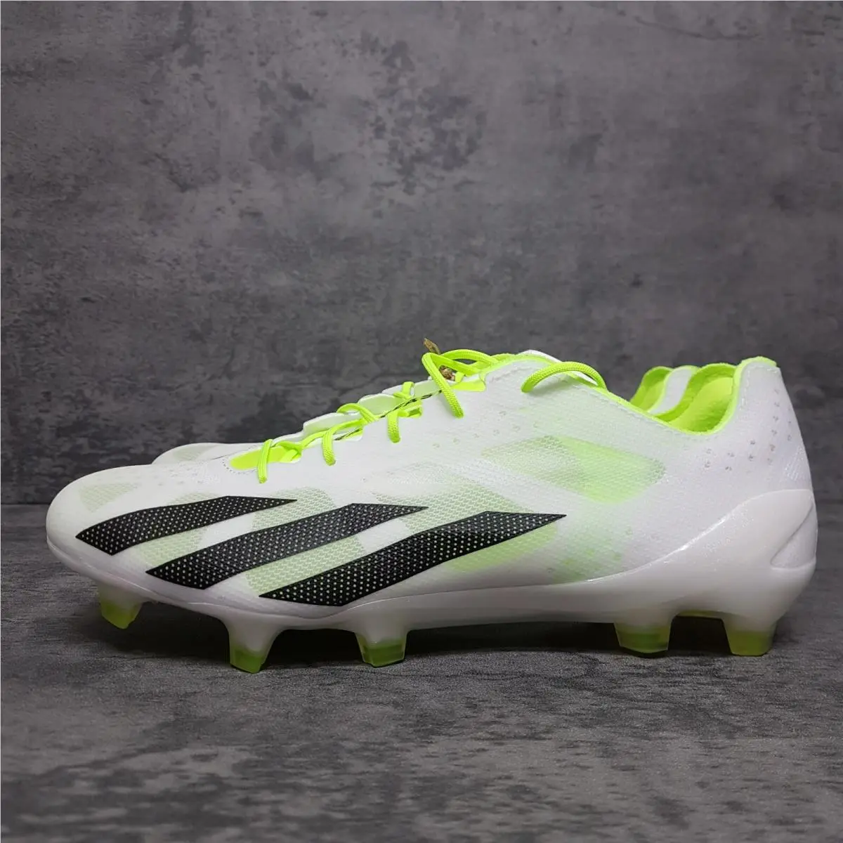 Adidas X Crazyfast+ FG Cloud Soccer Cleats Mens 12.5 White Black Lemon Nby