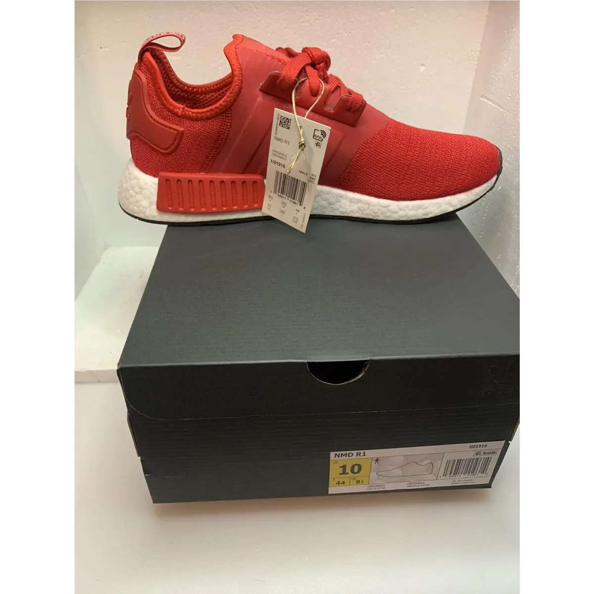 Adidas shoes - adidas NMD R1 - NMD - H01916 - Red 6