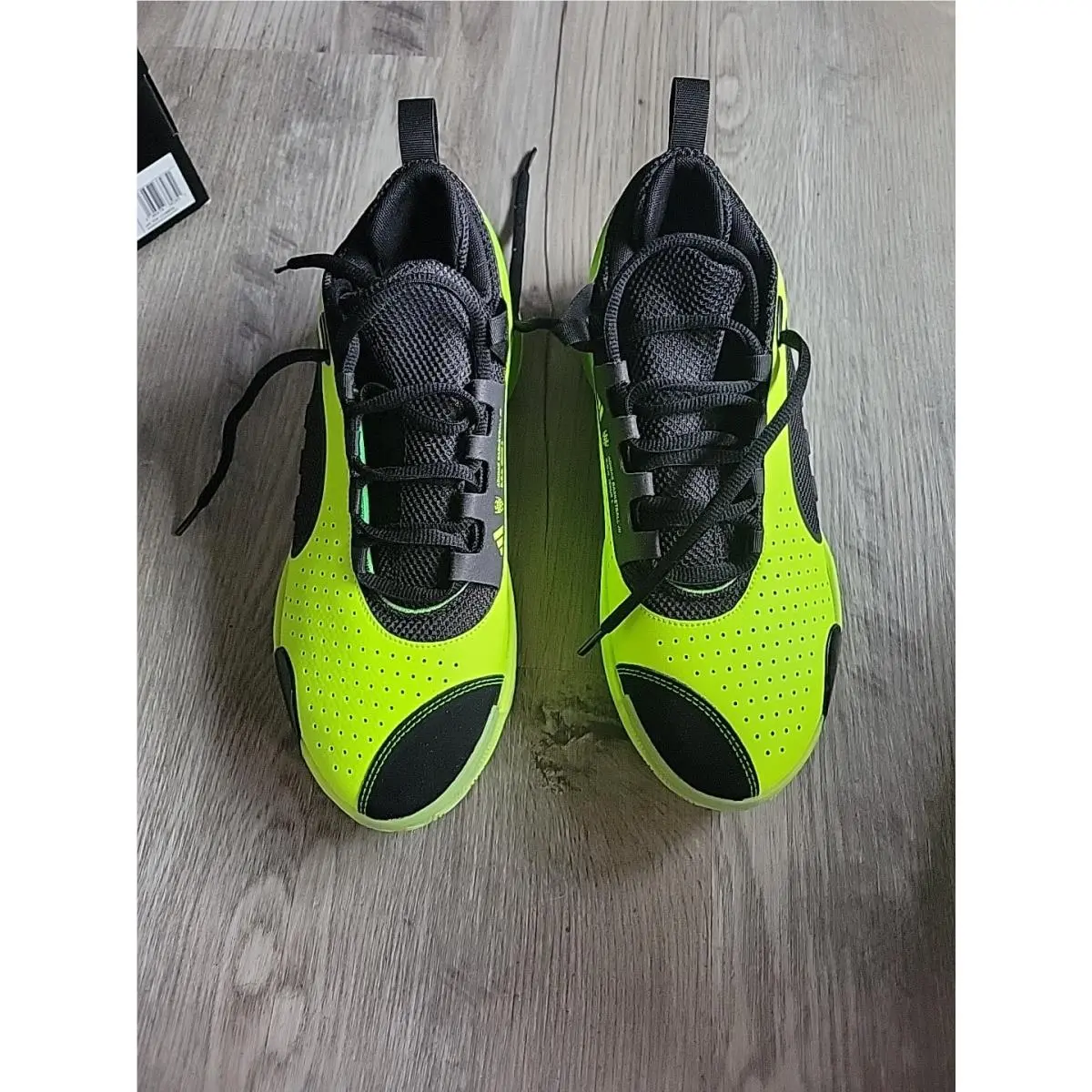 Adidas D.o.n. Issue 5 Basketball Shoe Volt Black IE7801 Men`s 9 Womans 10