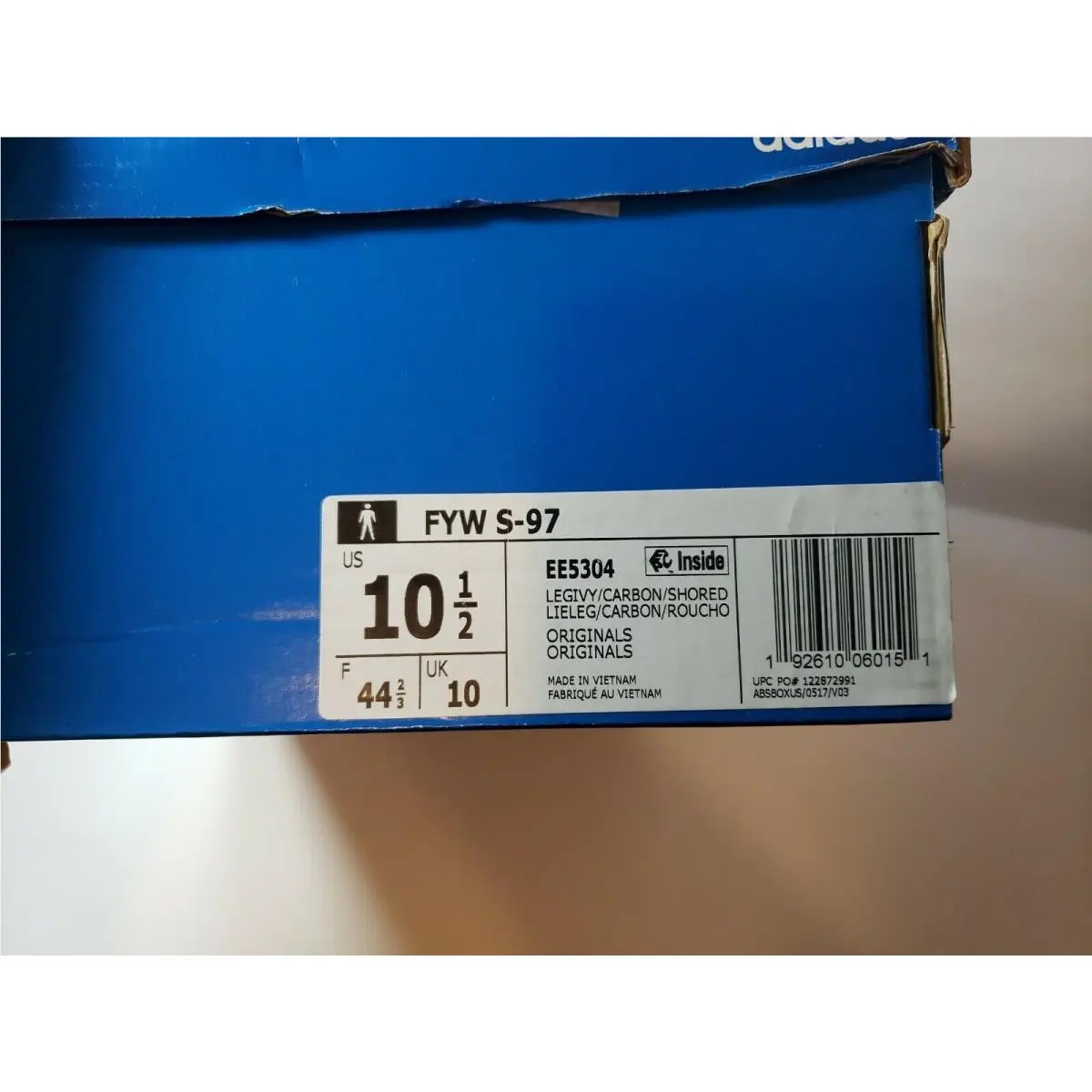Adidas shoes - adidas Originals FYW S-97 - Originals FYW - EE5304 - Green, Manufacturer: legend ivy/carbon/shock red 9