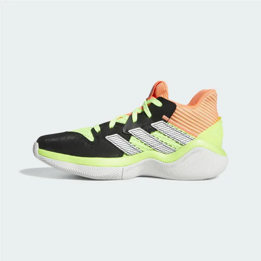 Adidas shoes - Harden Stepback J - Harden Stepback - EH2769 - Multicolor, Manufacturer: Black/Coral-Green (UPC: 193101345184) 0