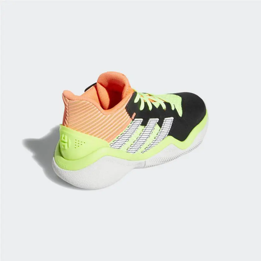 Adidas shoes - Harden Stepback J - Harden Stepback - EH2769 - Multicolor, Manufacturer: Black/Coral-Green (UPC: 193101345184) 3