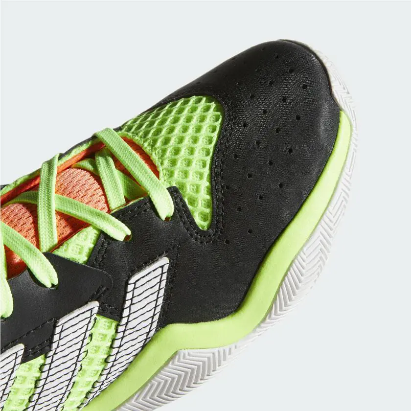 Adidas shoes - Harden Stepback J - Harden Stepback - EH2769 - Multicolor, Manufacturer: Black/Coral-Green (UPC: 193101345184) 7