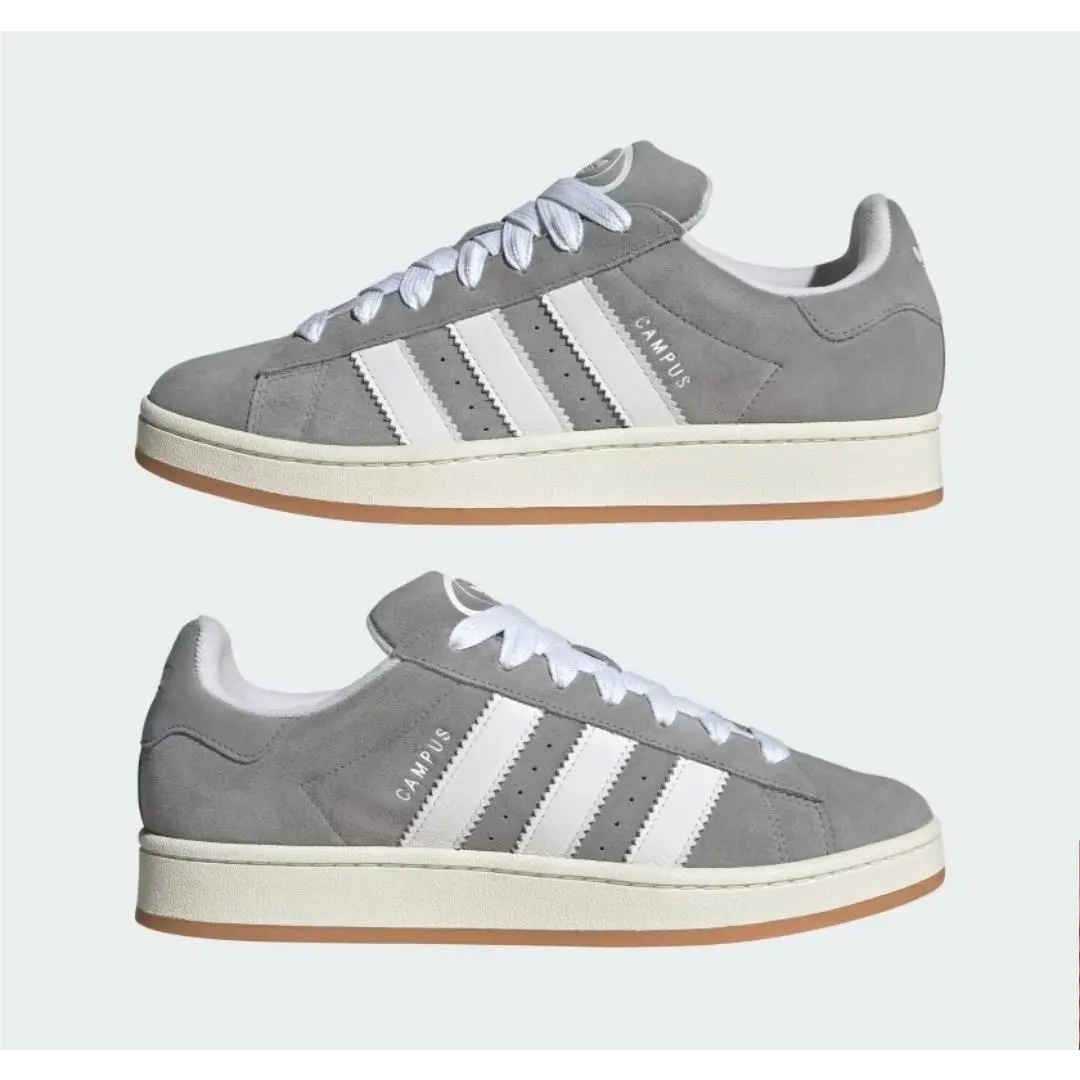 Adidas Campus 00`s Sneakers Grey Three / Cloud White - HQ8707 Men`s Size 9.5