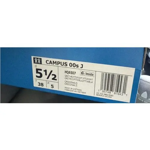 Adidas shoes - adidas Campus - Campus - HQ8707 - Gray (UPC: 195747803905) 6