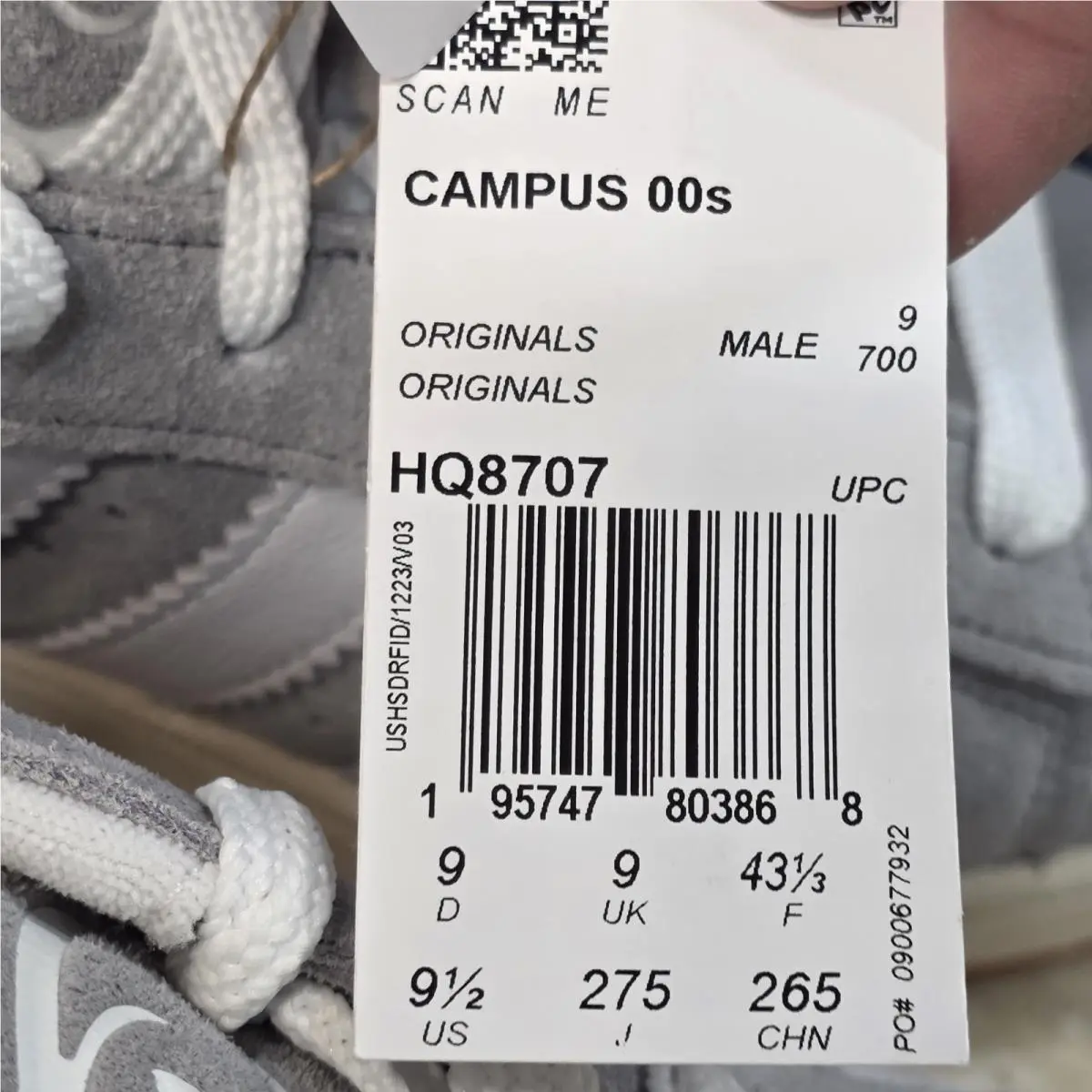 Adidas shoes - HQ8707 - HQ8707 - Grey Three/Cloud White/Off White 10