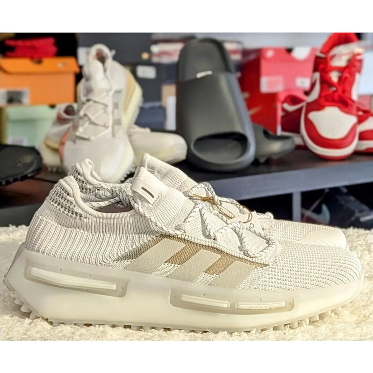 Adidas shoes - adidas NMD S1 - NMD - GW4652 - White 4
