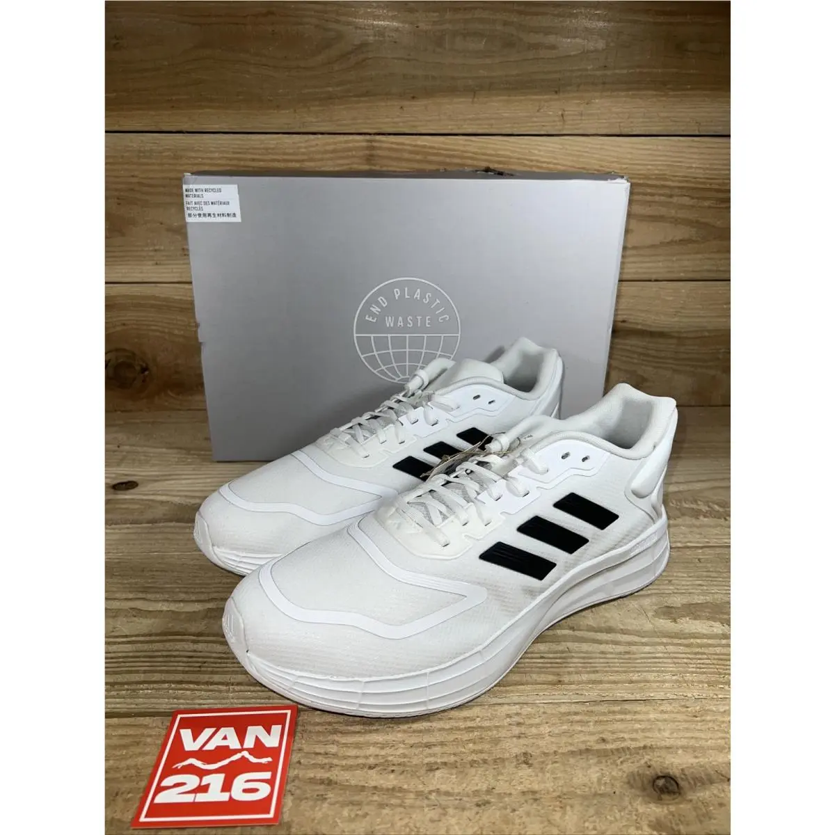 New: SZ 11.5: Men`s GW8348 Adidas Duramo 10 Running Shoe Sneakers White: GW8348