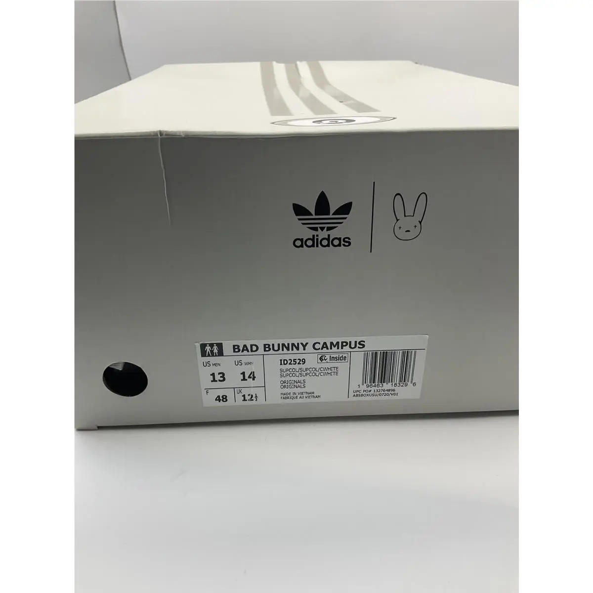 Adidas shoes - Adidas Bad Bunny Campus ID2529 - ID2529 - Sand Beige/Brown/Cream White (UPC: 196463183296) 8