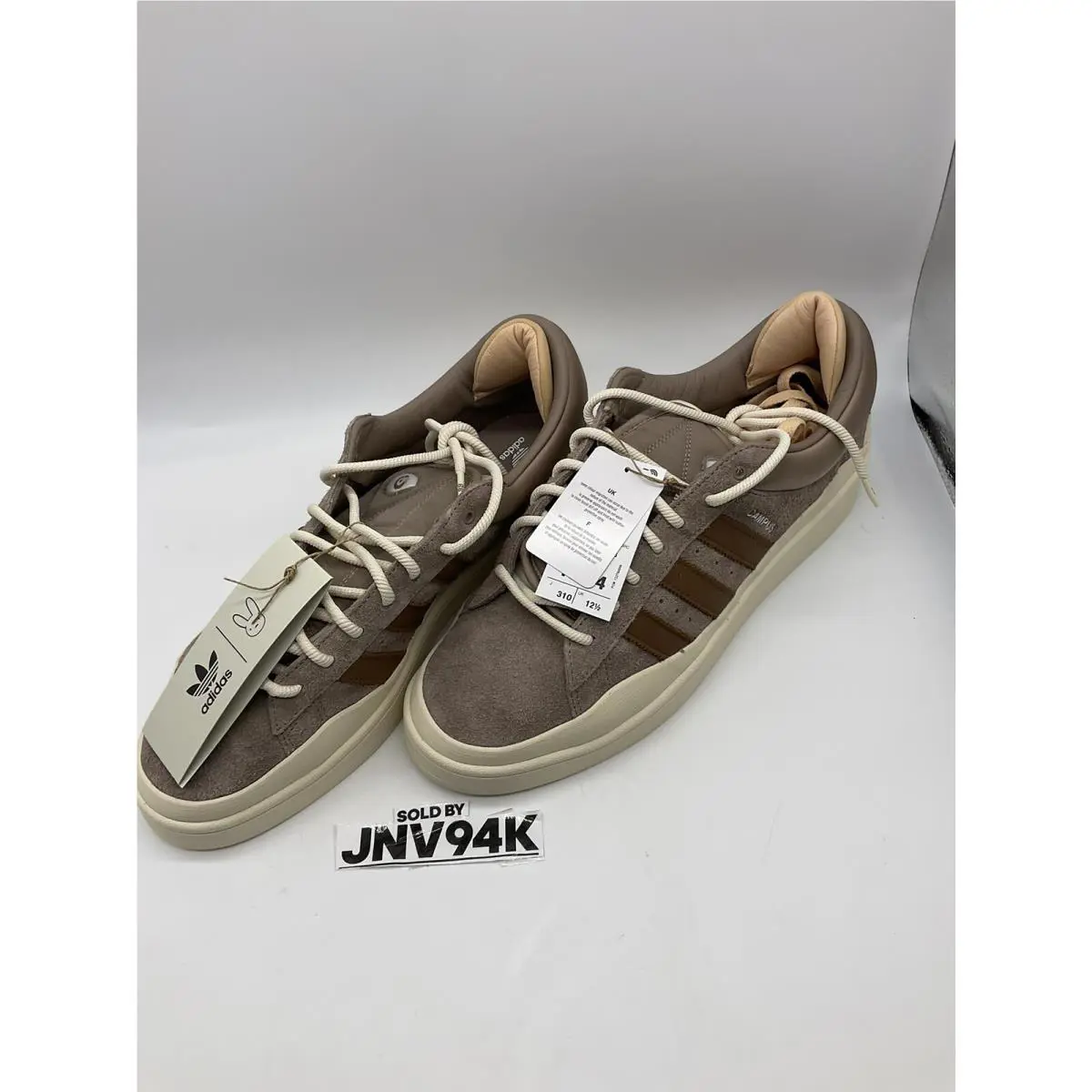 Adidas shoes - Adidas Bad Bunny Campus ID2529 - ID2529 - Sand Beige/Brown/Cream White (UPC: 196463183296) 1