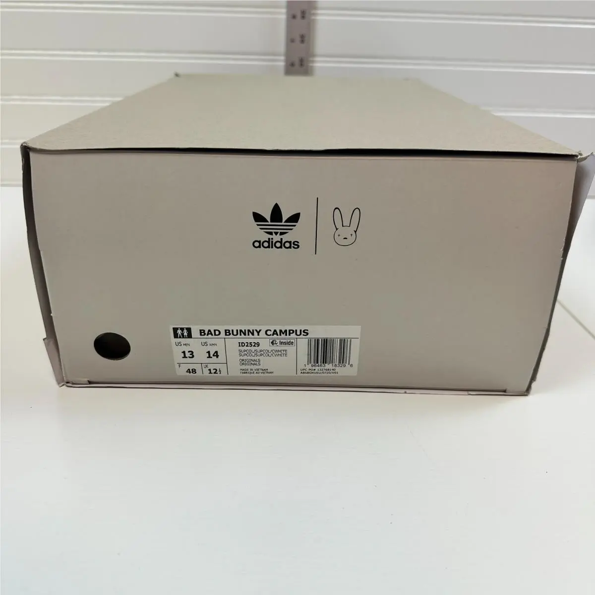 Adidas shoes - Adidas Bad Bunny Campus ID2529 - ID2529 - Sand Beige/Brown/Cream White (UPC: 196463183296) 0