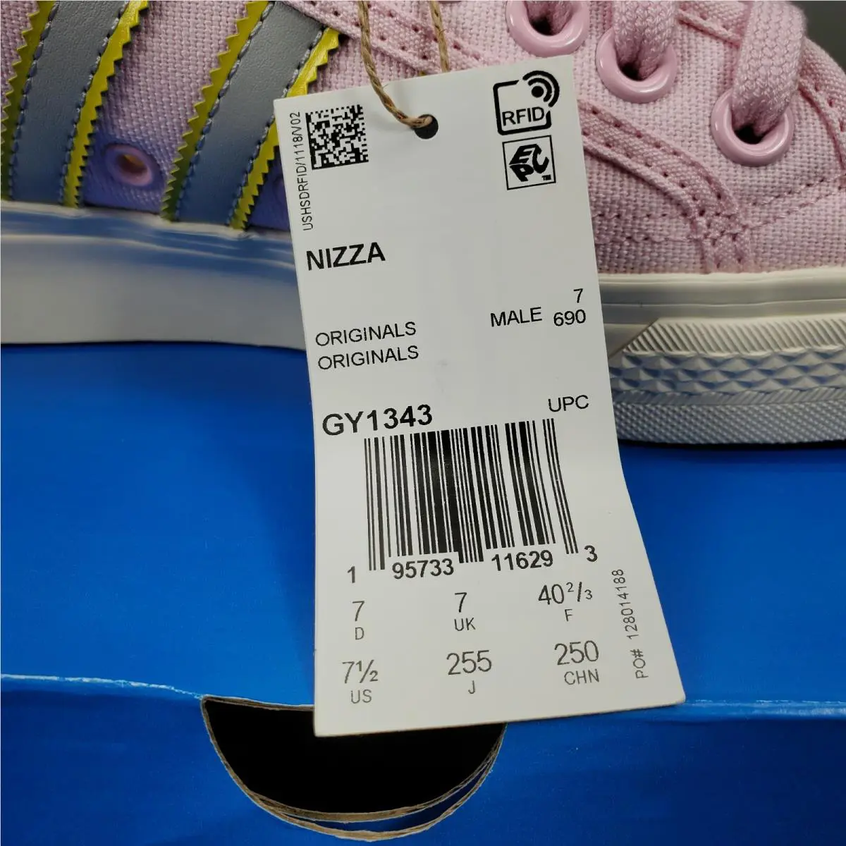 Adidas shoes - Adidas Originals Nizza - Originals Nizza - GY1343 - Pink (UPC: 195733116293) 9