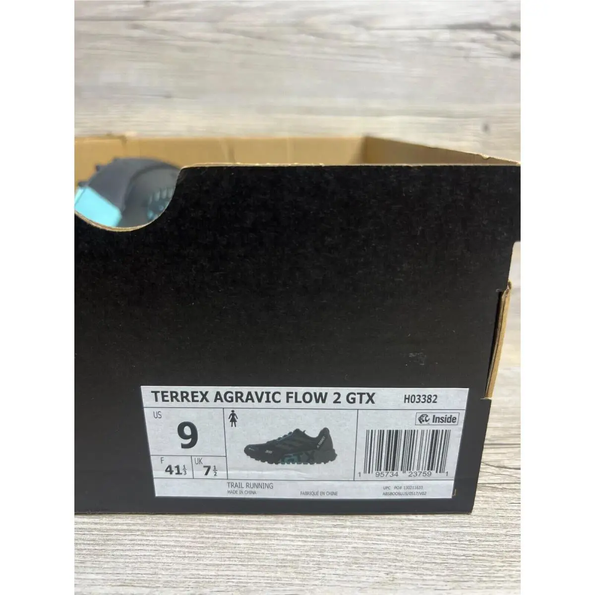 Adidas shoes - adidas Terrex Agravic Flow - Terrex Agravic Flow - H03382 - Black (UPC: 195734237591) 9