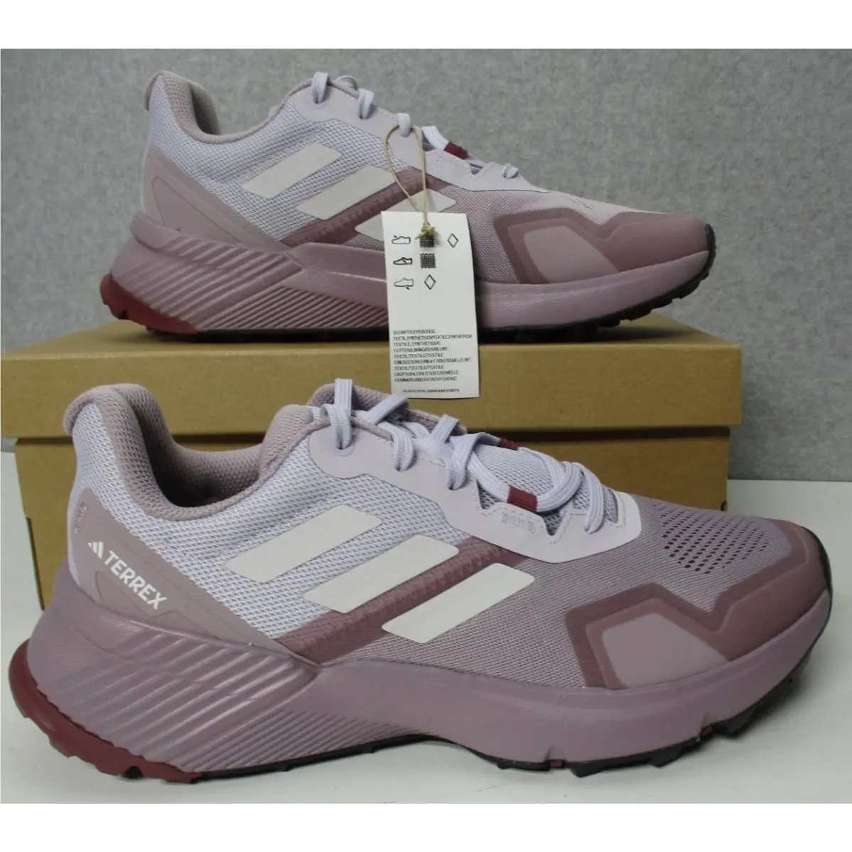 Adidas Terrex Soulstride Purple/ Trail Running Shoes Womens Sz 9.5