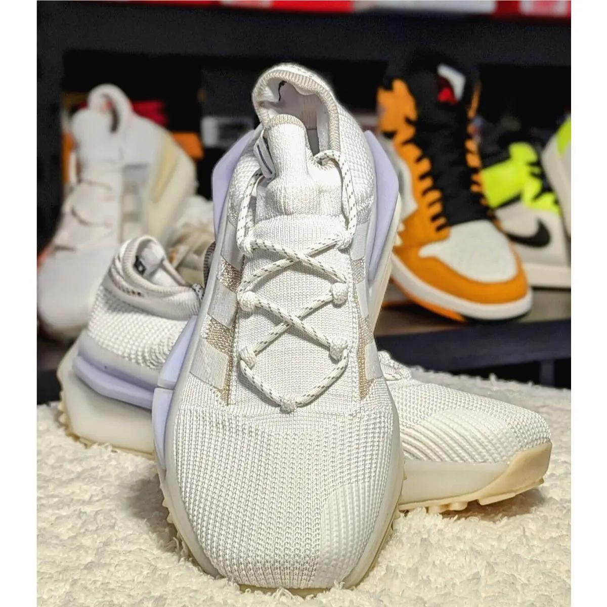 Adidas Nmd S1 White Light Purple Size 5 Men / 6 Women